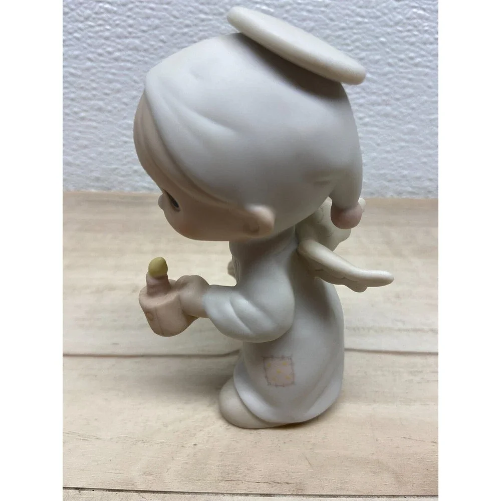 Vtg 1982 Enesco Precious Moments The First Noel Porcelain Figurine